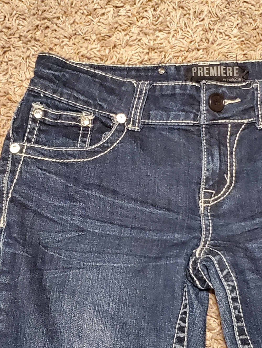Premier Women's Size 5/6 Dark Wash Bootcut Jeans - Picture 7 of 10